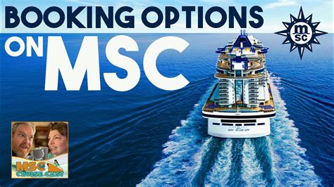 Booking Options on MSC